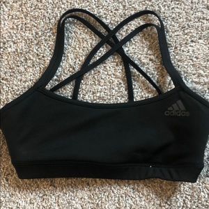 Adidas sports bra. Black